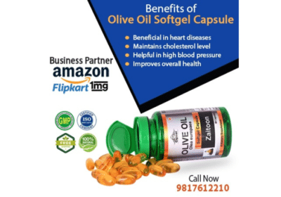 Olive Oil Softgel Capsules For Weight Loss, Diabetes & Face Glow