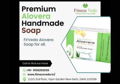 Pure Aloe Vera Handmade Soap For Face Skin at Best Price | FitnessVeda