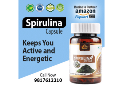 Spirulina Capsule For Prevents Cancer