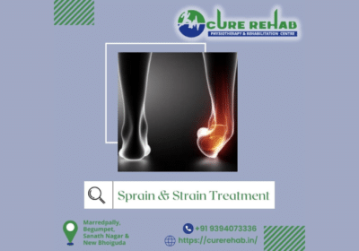 Sprains and Strains Treatment in Hyderabad | Cure Rehab