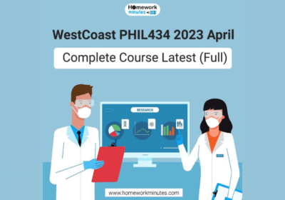 WestCoast PHIL434 2022 April Complete Course Latest (Full)