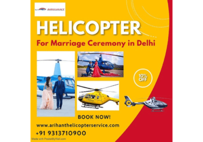 How To Book A Helicopter For Wedding in Delhi | Arihant Helicopter Service