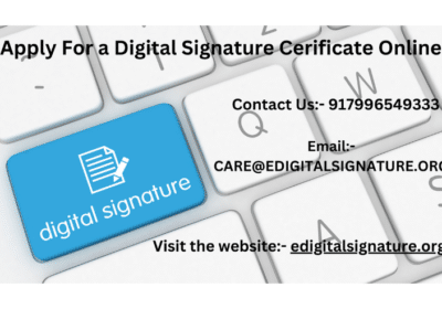 Apply For a Digital Signature Certificate Online | eDigital Signature