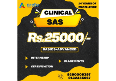 Clinical SAS Training with Placements in Vijayawada | Arete IT Services