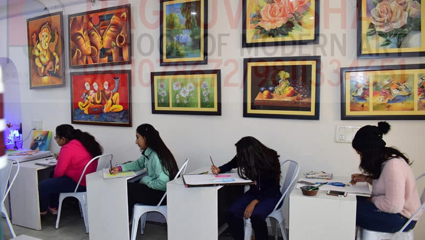 Fine Art Classes For Eleventh & Twelfth Class Students Delhi | Raghuvansham School of Modern Art