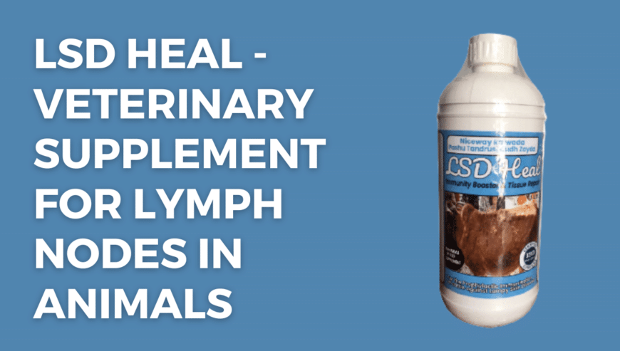 LSD Heal – Veterinary Supplement For Lymph Nodes in Animals By Niceway India