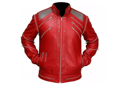 Buy Red Leather Jacket Online | Jacketsmob.com