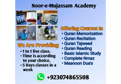 Learn The Holy Quran in Affordable Fee | Noor-E-Mujassam Academy