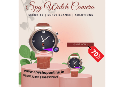 Get Highly Advanced and Stylish Wrist Watch Spy Camera From Spy Shop Online