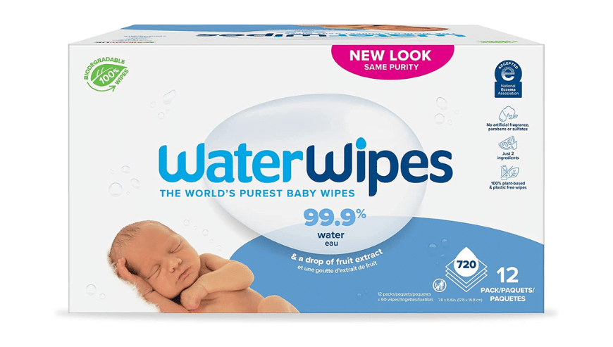 WaterWipes Plastic-Free Original Baby Wipes