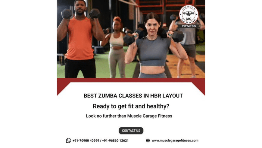 Zumba Classes in HBR Layout in Bengaluru | Muscle Garage Fitness