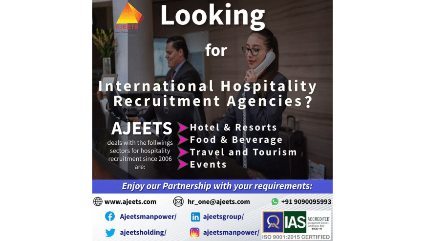 International Hospitality Recruitment Agencies | AJEETS