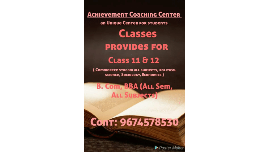 Best Coaching Center For Commerce Students in Kolkata | Achievement Coaching Center