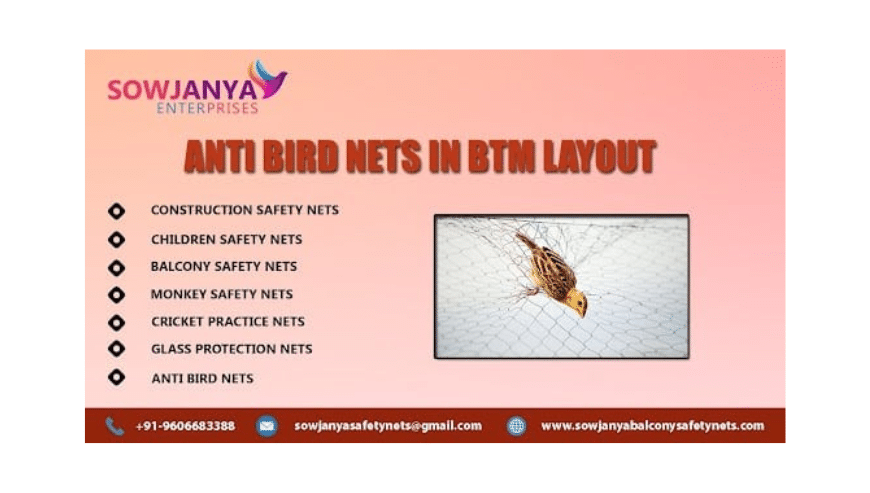 Anti Bird Nets in Bangalore | Sowjanya Enterprises
