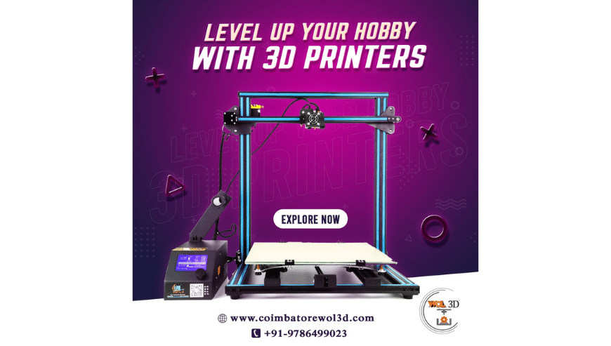 Buy 3D Printer in Coimbatore | Wol3D