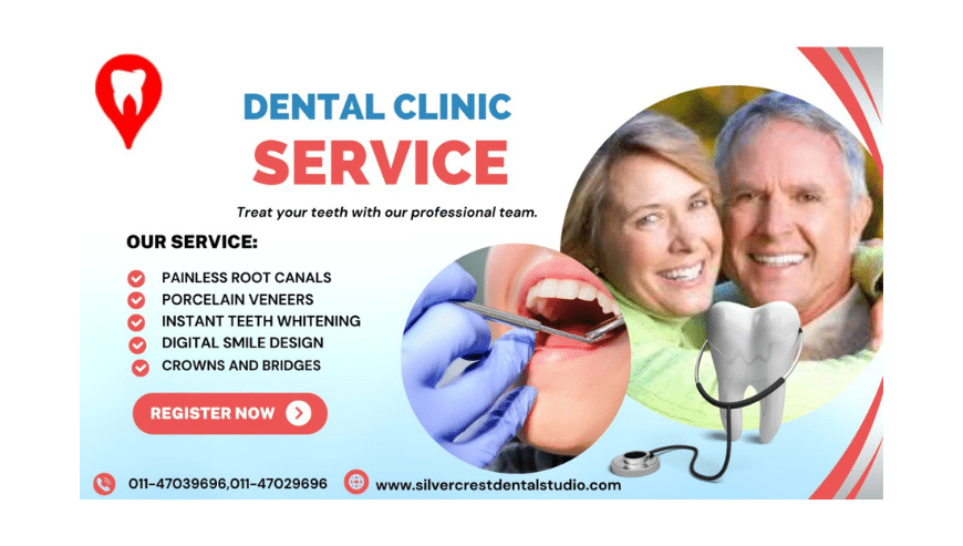Dental Crowns and Bridges in Defence Colony | Silver Crest Dental Studio