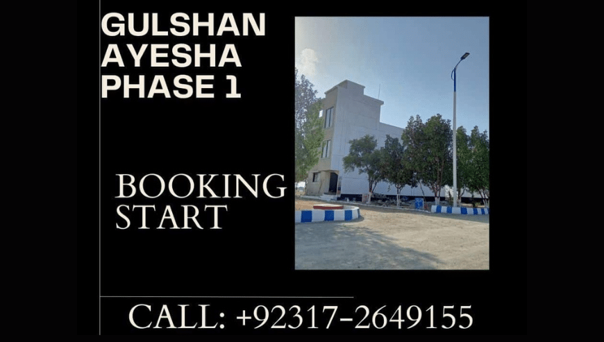 Gulshan-e-Ayesha-Booking