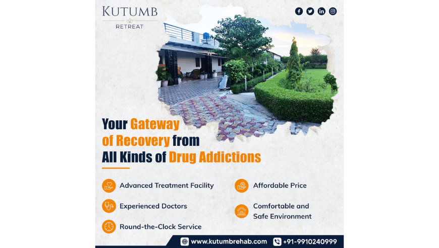 Rehab Centre in Faridabad For De-Addiction | Kutumb Rehab