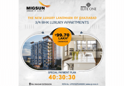 3/4 BHK Luxury Flats in Ghaziabad | Migsun Elite One