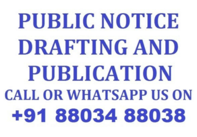 Public Notices Services in Mumbai