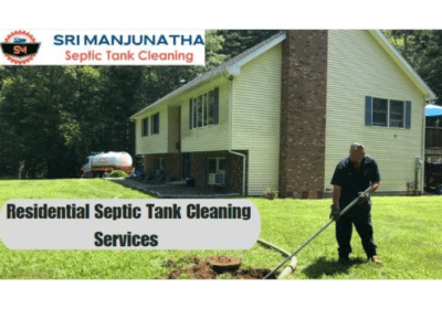 Residential Septic Tank Cleaning Services in Hyderabad | Sri Manjunatha Septic Tank Cleaning Service