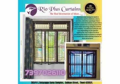 Best Interior Rio Home Needs For Jannal kosuvalai in Theni | Rio Plus Curtain