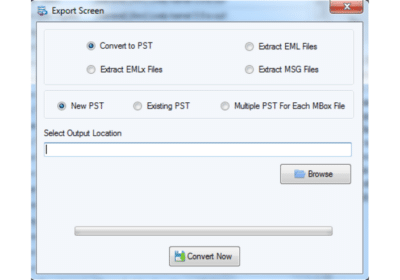 Softaken MBOX to Outlook PST Converter