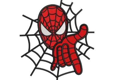 Spider Embroidery Design By Zdigitizing