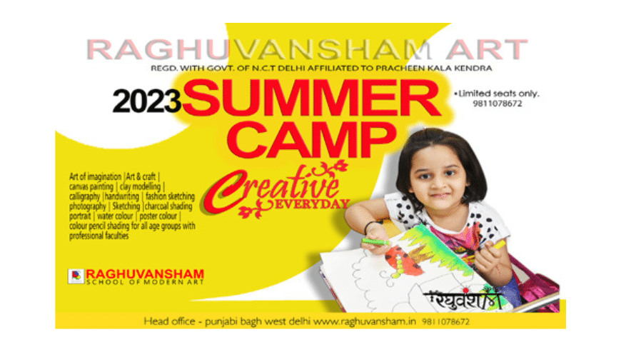 Summer-Workshop-2023-in-Punjabi-Bagh-Delhi-By-Raghuvansham-Art