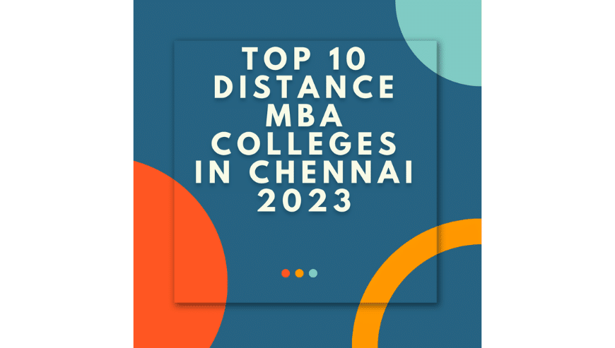 Top Distance MBA Colleges in Chennai