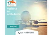 Vedanta Air Ambulance in Patna With Suitable Medical Services