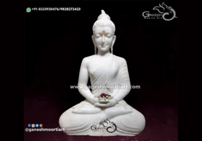White-Marble-Buddha-Statue-in-Jaipur-Ganesh-Moorti-Art