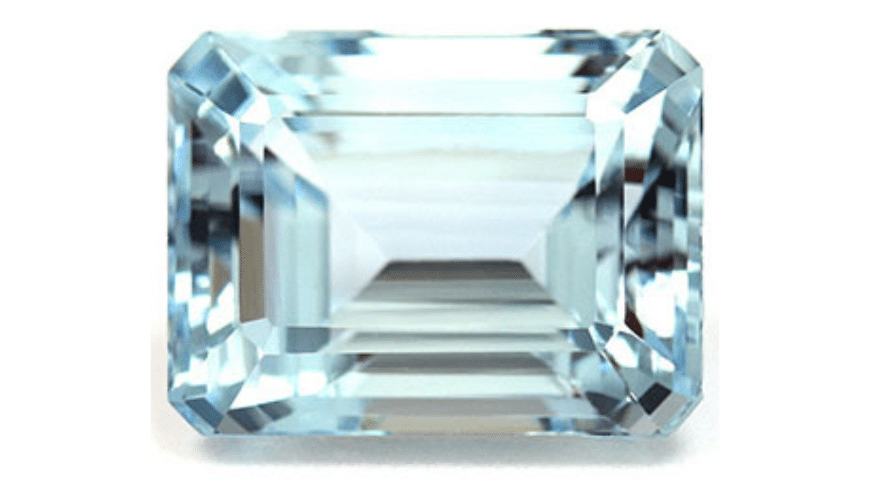 Buy 7.99 Carats Emerald Cut Aquamarine Gemstone | Gemsny