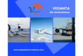 Vedanta Air Ambulance in Kolkata With Evolved Medical Features