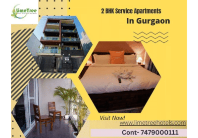 2BHK Service Apartment at Golf Course Road Gurgaon | Lime Tree Hotels