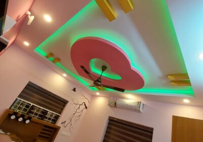 Best Gypsum Ceiling Light Works in Kollam, Trivandrum, Attingal, Karunagappally, Balaramapuram and Nedumangad