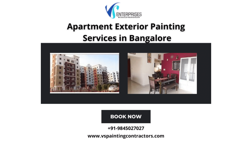 Best Apartment Exterior Painting Services and Contractors in Bangalore | VS Painting Contractors