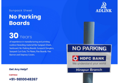 Best Discount on No Parking Advertising Boards By Adlink Publicity