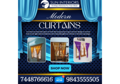 Buy Amazing Customized Curtains in Theni | Sun Interiors