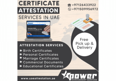 Educational Certificate Attestation in Abu Dhabi | Power Management Firm