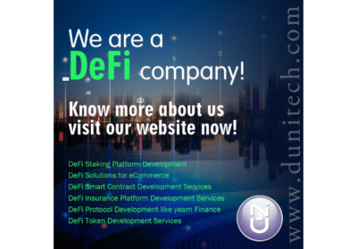 Defi Development Company Provides Decentralised Finance Defi Applications in Lucknow | Dunitech