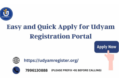 Easy and Quick Apply For Udyam Registration Portal | UdyamRegister.org