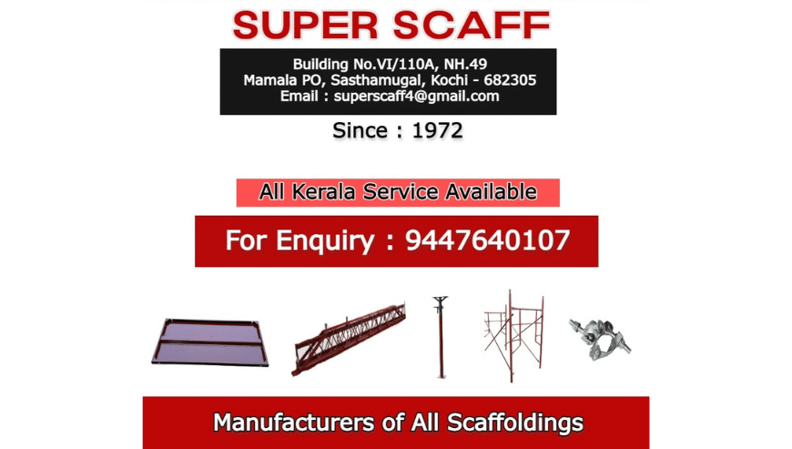 Excellent Adjustable Span Manufacturers in Cheruvannur, Koyilandy, Kunnamangalam, Mavoor, Elathur, Kakkad and Kilimanoor