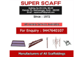 Excellent Scaffolding Material Manufacturers in Changanassery, Kanjirappally, Pala, Ettumanoor, Erattupetta and Karukachal 