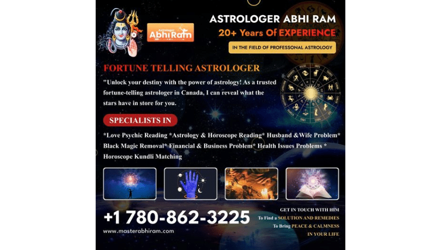 Famous Astrologer in Edmonton | Astrologer Abhi Ram