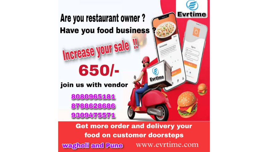 Food Delivery Services in Pune | Evrtime