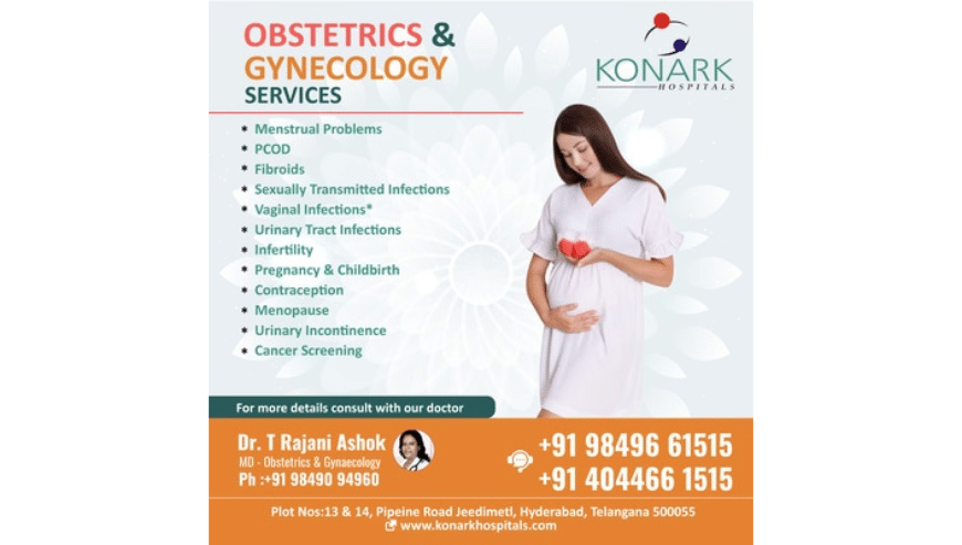 Best Gynecological And Obstetrics Hospital in Kompally, Hyderabad | Konark Hospital