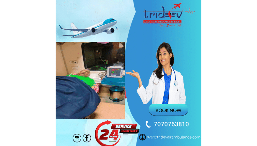 Hire Tridev Air Ambulance in Guwahati For Efficient Bed-to-Bed Transfer