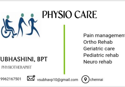 Physiotherapy Treatment For Rehabilitation in Tamil Nadu