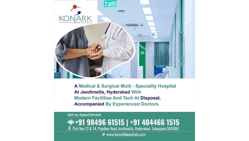 Best Orthopedic Hospital in Hyderabad | Best Knee Replacement Surgery in Hyderabad | Konark Hospital